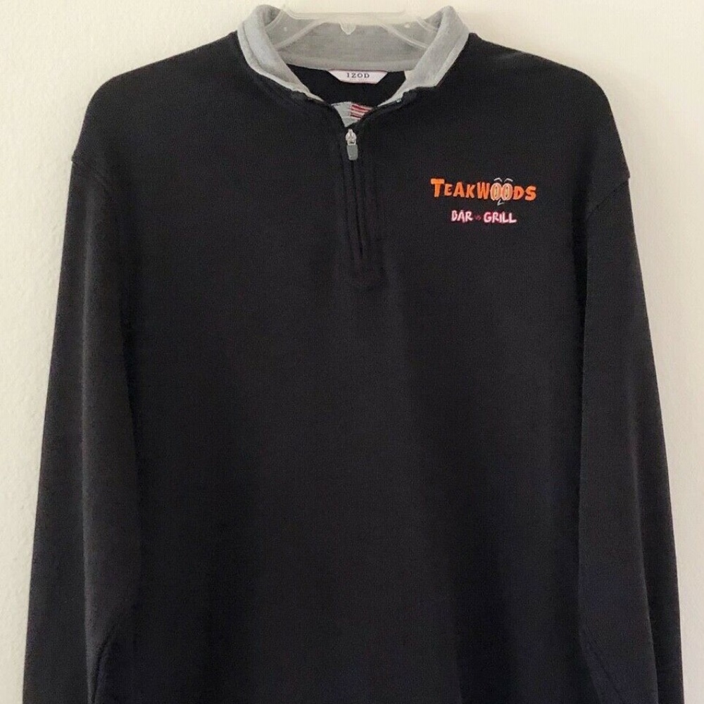 IZOD Teakwoods Black Pullover Sweater Size XXL